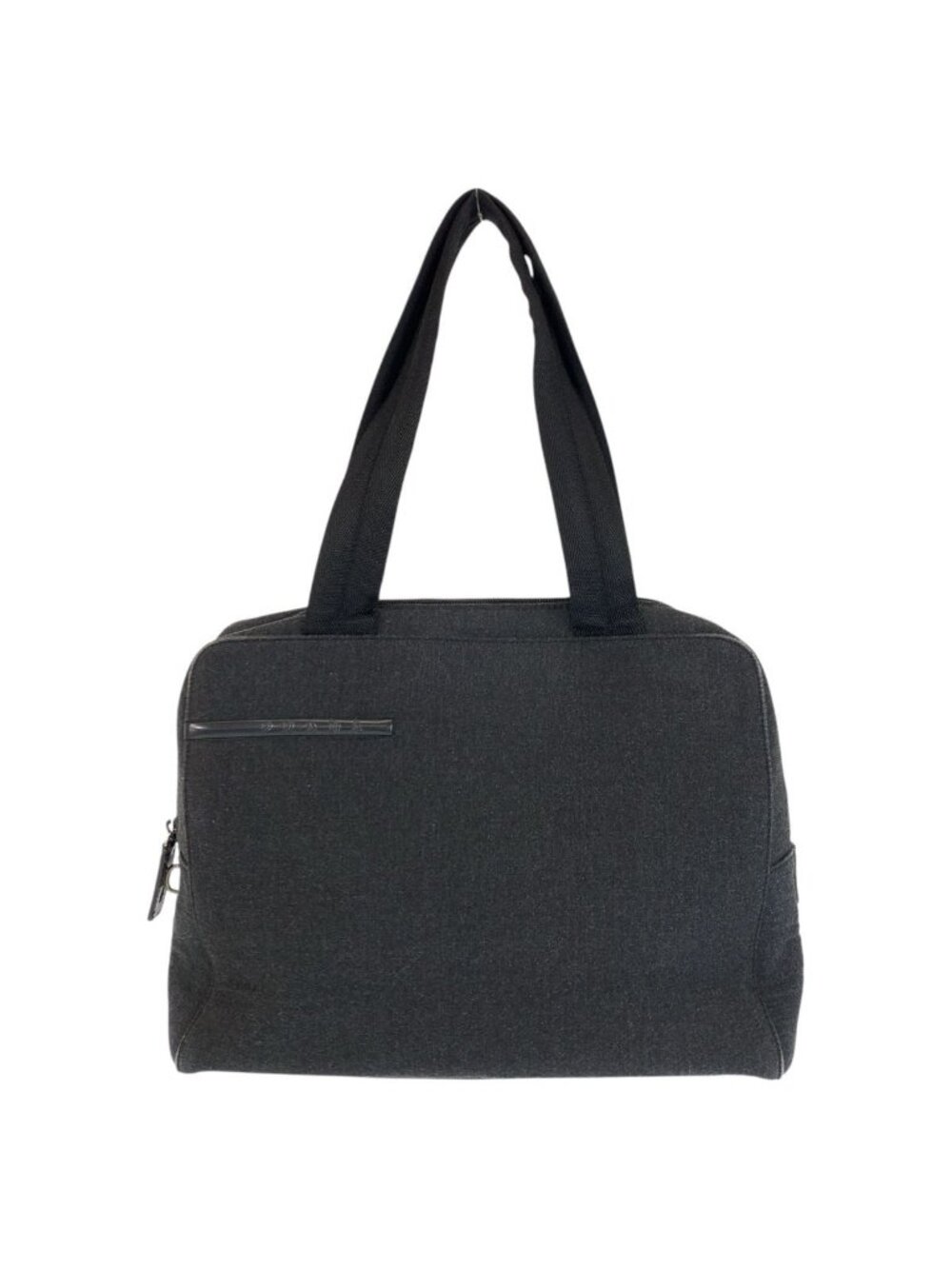 Prada Sports Gray Canvas Tote - Picture 1 of 9